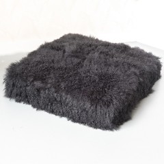 CUSHION TIBETIAN BLACK 80     - CUSHIONS